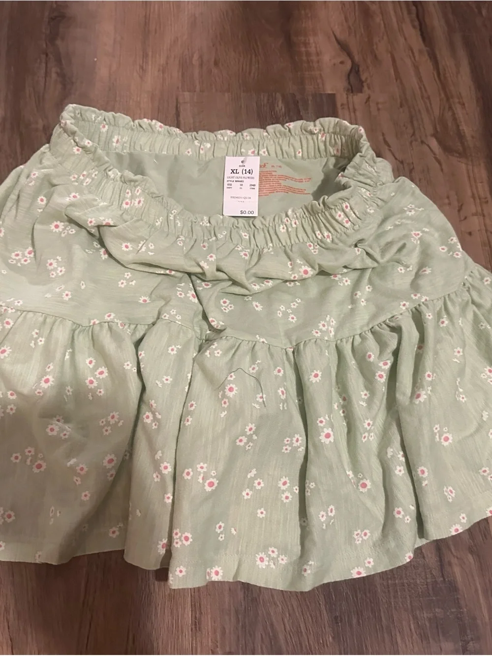 Kids Floral Ruffle two piece set